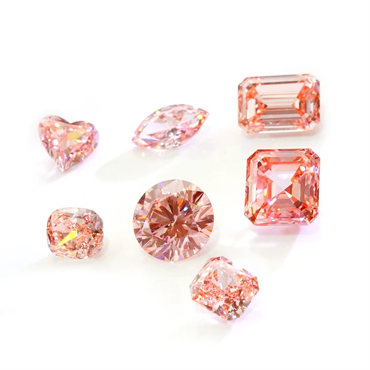 Lab Created Pink Diamond With IGI Certiticates