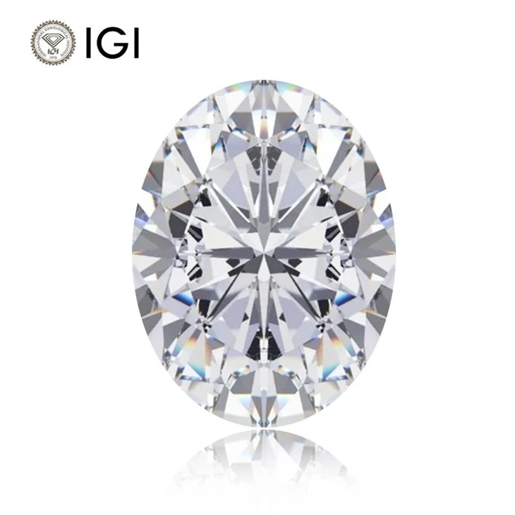 Lab Oval Diamond With IGI Certificate
