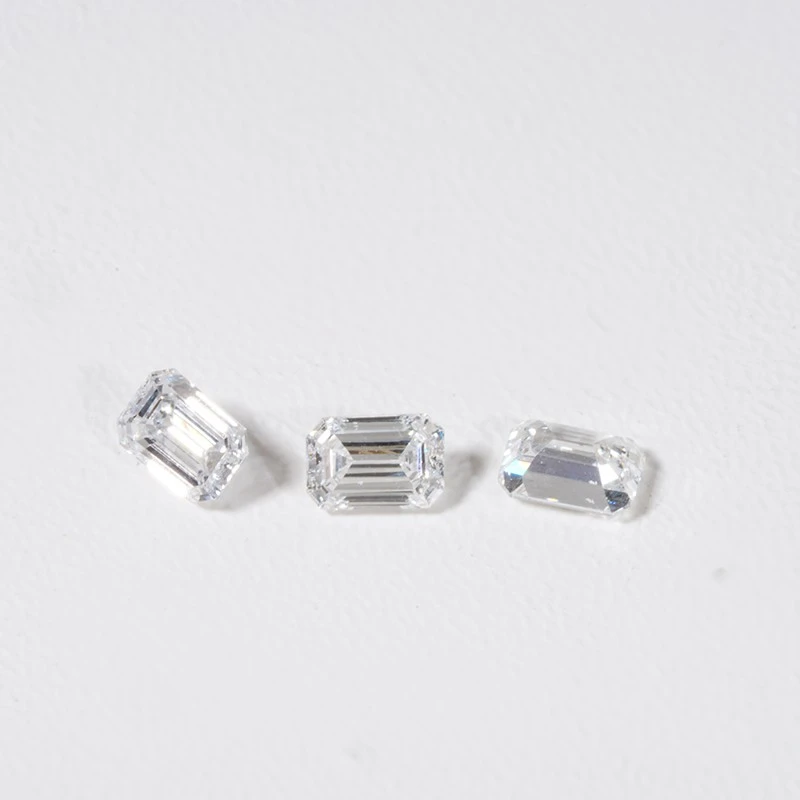 Starsgem Small Size 2*4mm 3*5mm Melee Emerald Cut Lab Created Diamond